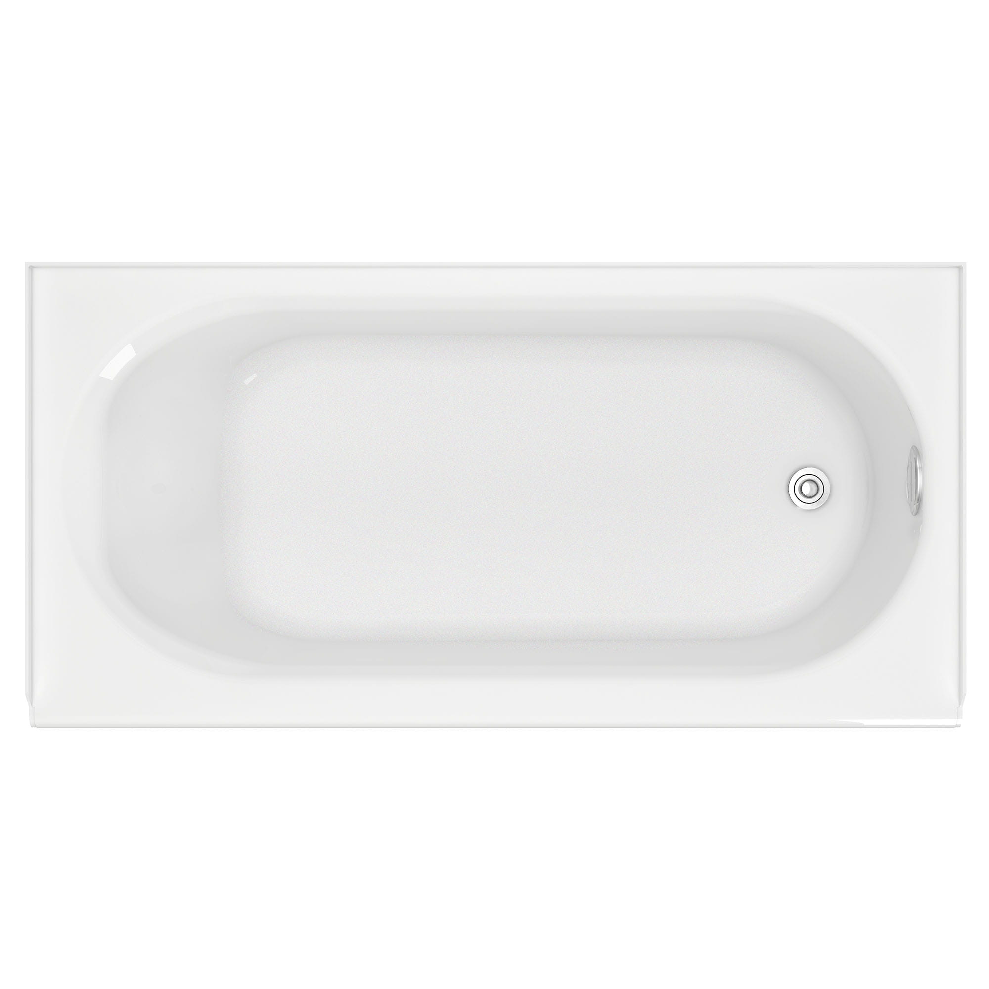 Princeton Americast 60 x 30 Inch Integral Apron Bathtub Right Hand Outlet With Integral Drain WHITE